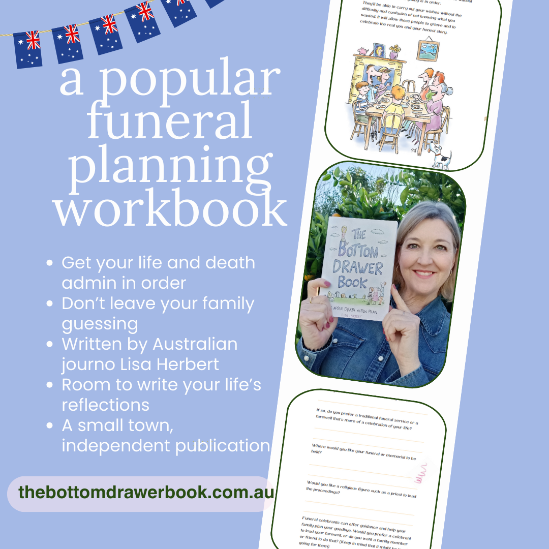 The Bottom Drawer Book: The After Death Action Plan Facebook ad: Does your family know how you want to…