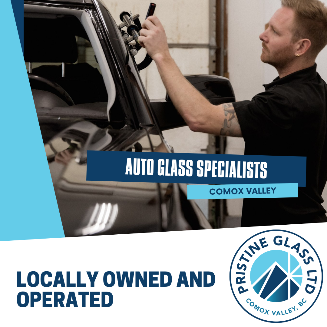 Pristine Glass Ltd. Facebook ad: Specializing in Auto Glass