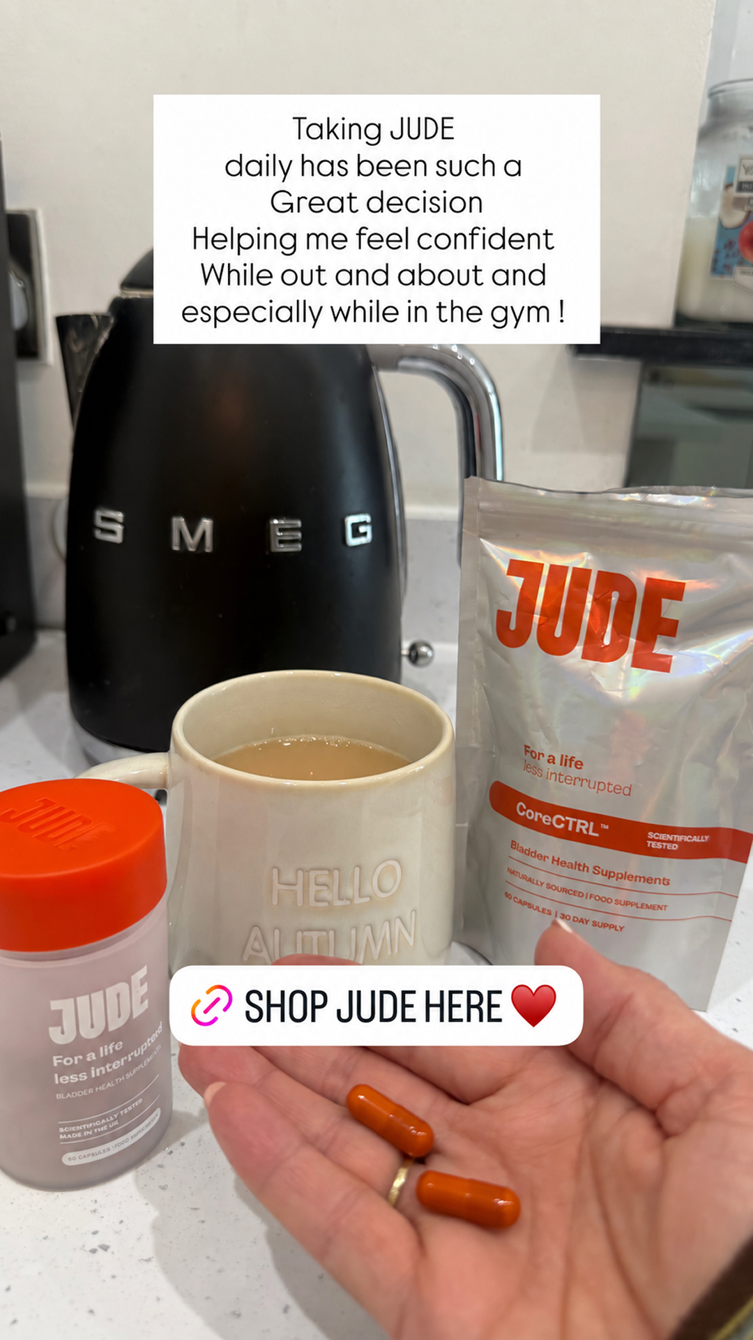 Jude Facebook ad: 20% off for new customers