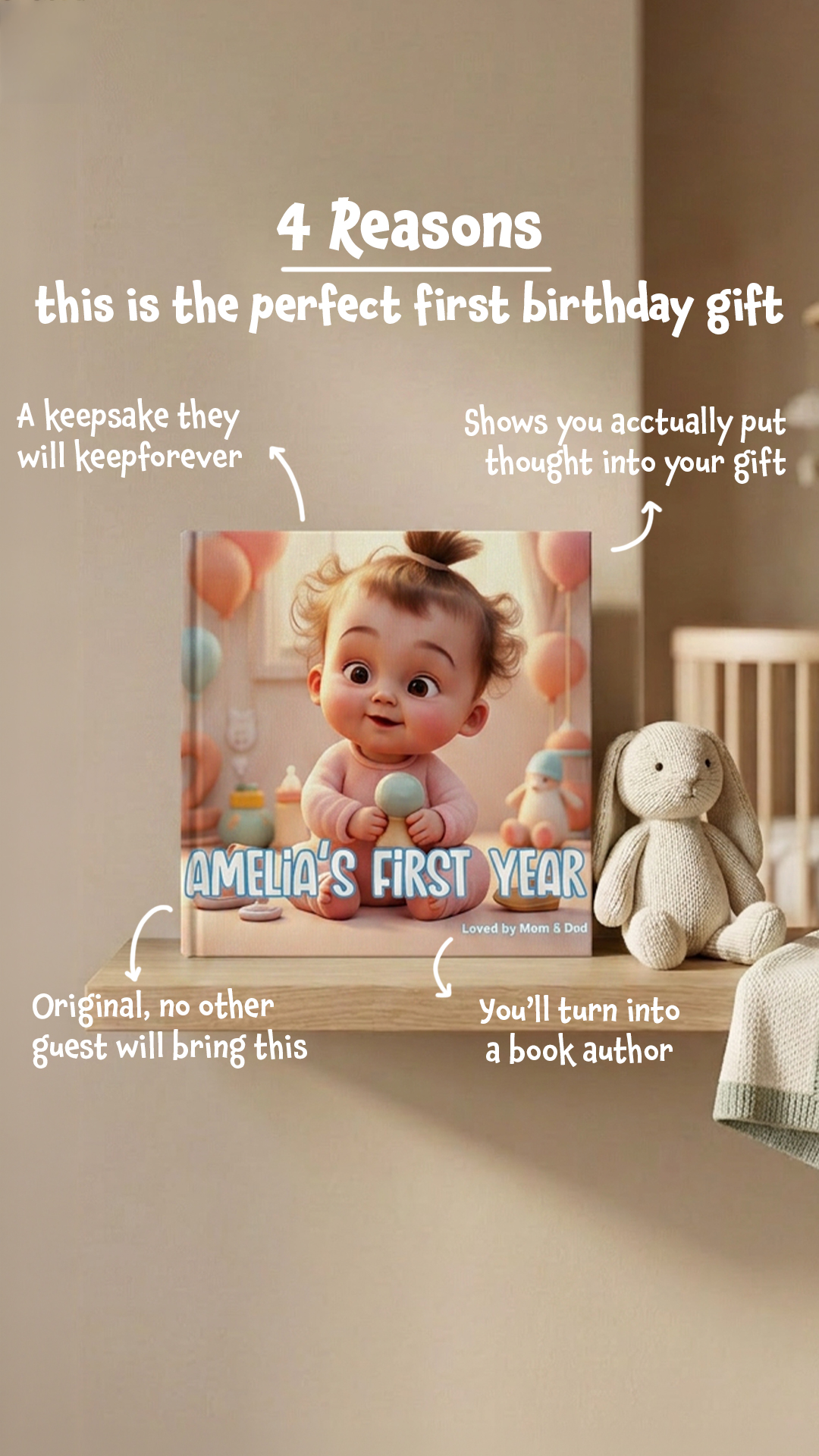 Adorabook Facebook ad: Order yours today