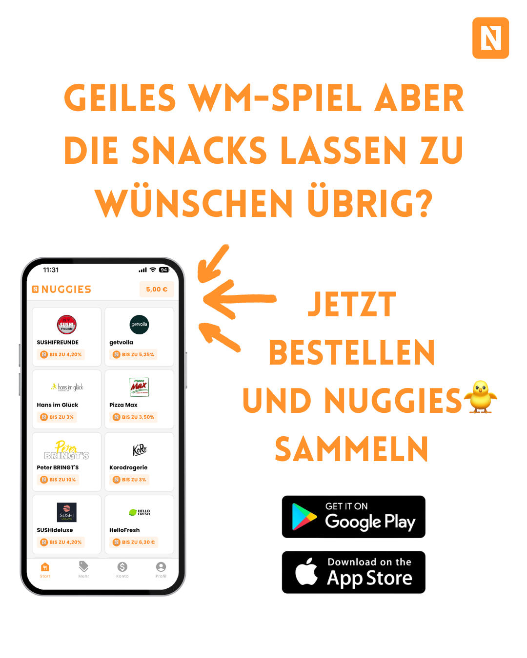 nuggies_de Facebook ad: NUGGIES: Echtes Geld verdienen