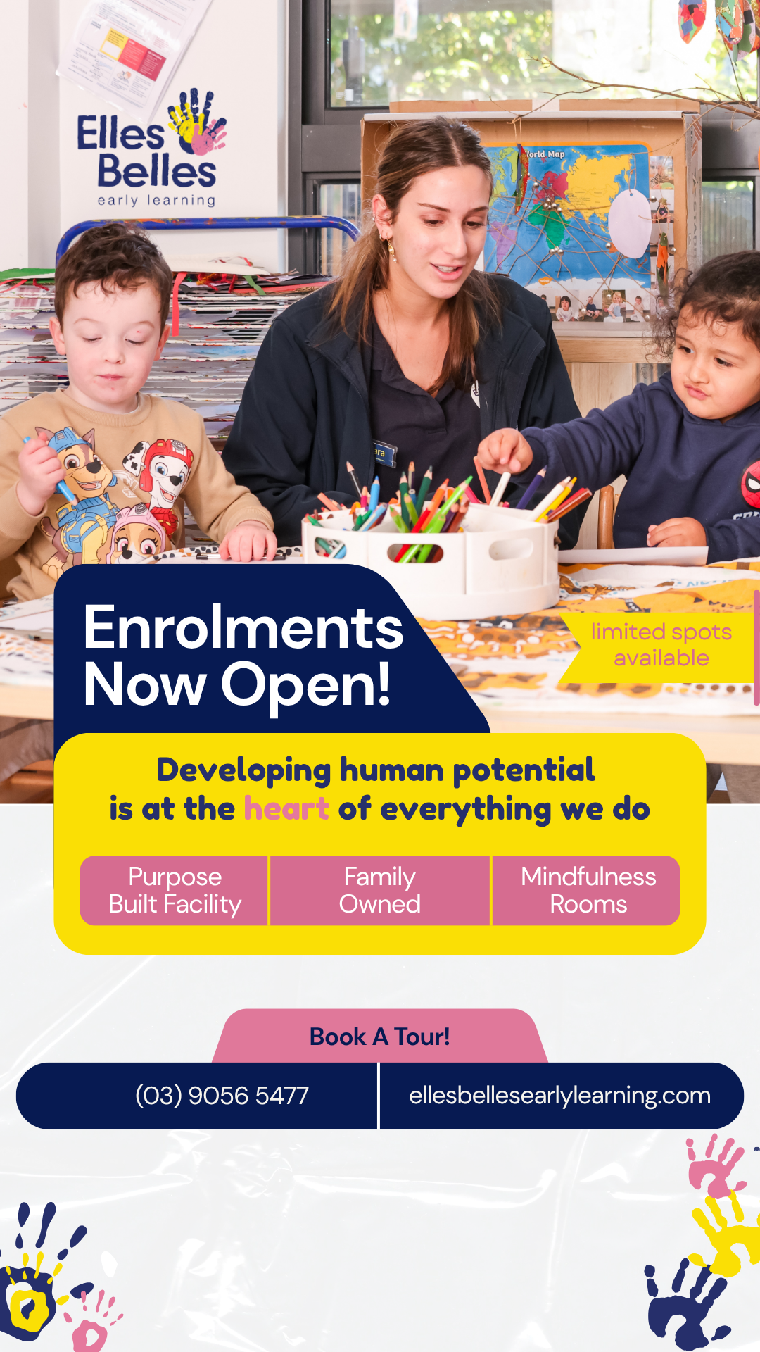 Elles Belles Early Learning Ormond Campus Facebook ad