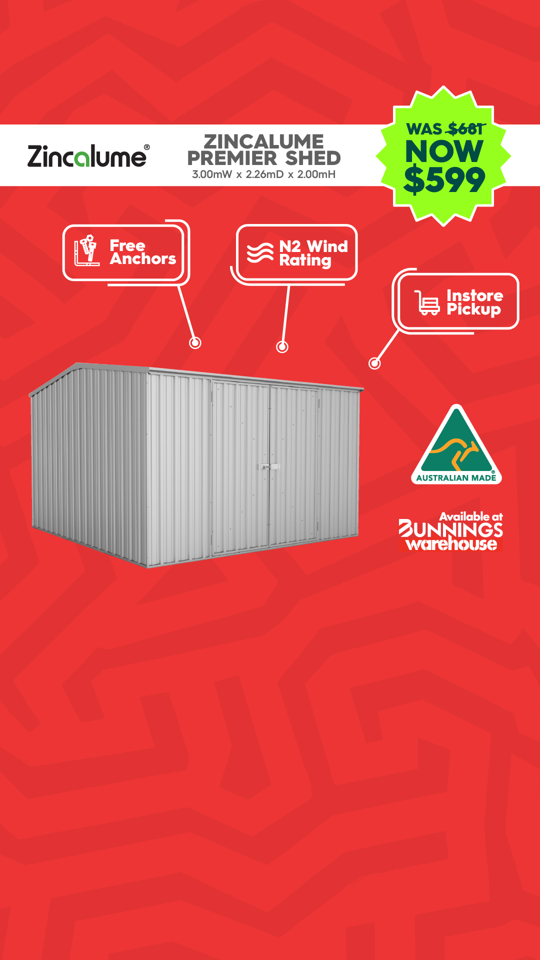 Absco Sheds Facebook ad