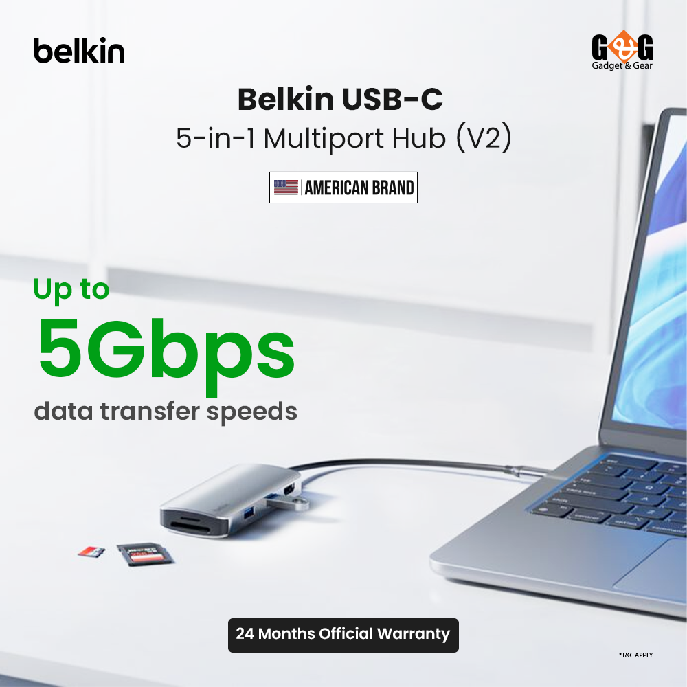 Gadget & Gear Facebook ad: Expand your setup with Belkin’s premium USB-C hubs…