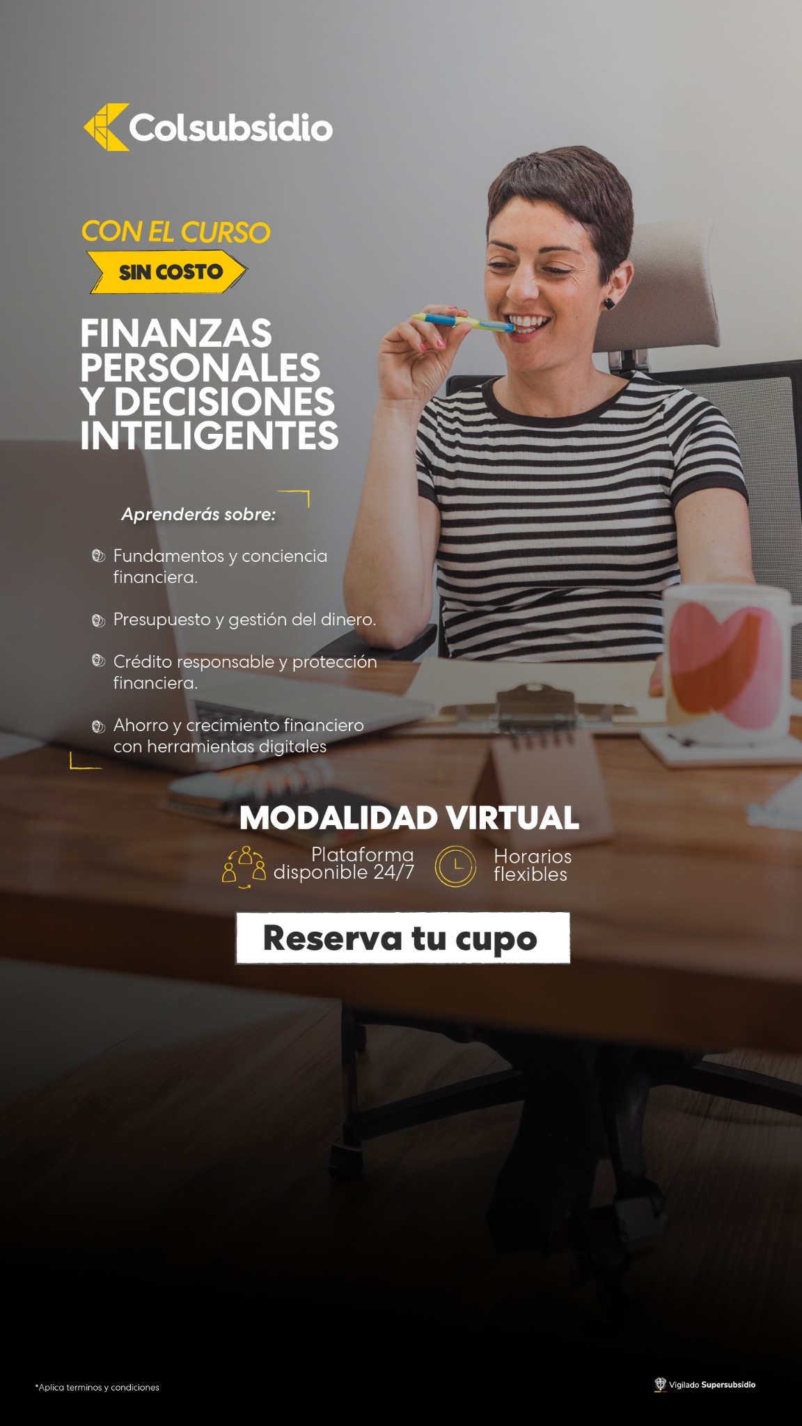 Colsubsidio Facebook ad: Finanzas personales IA