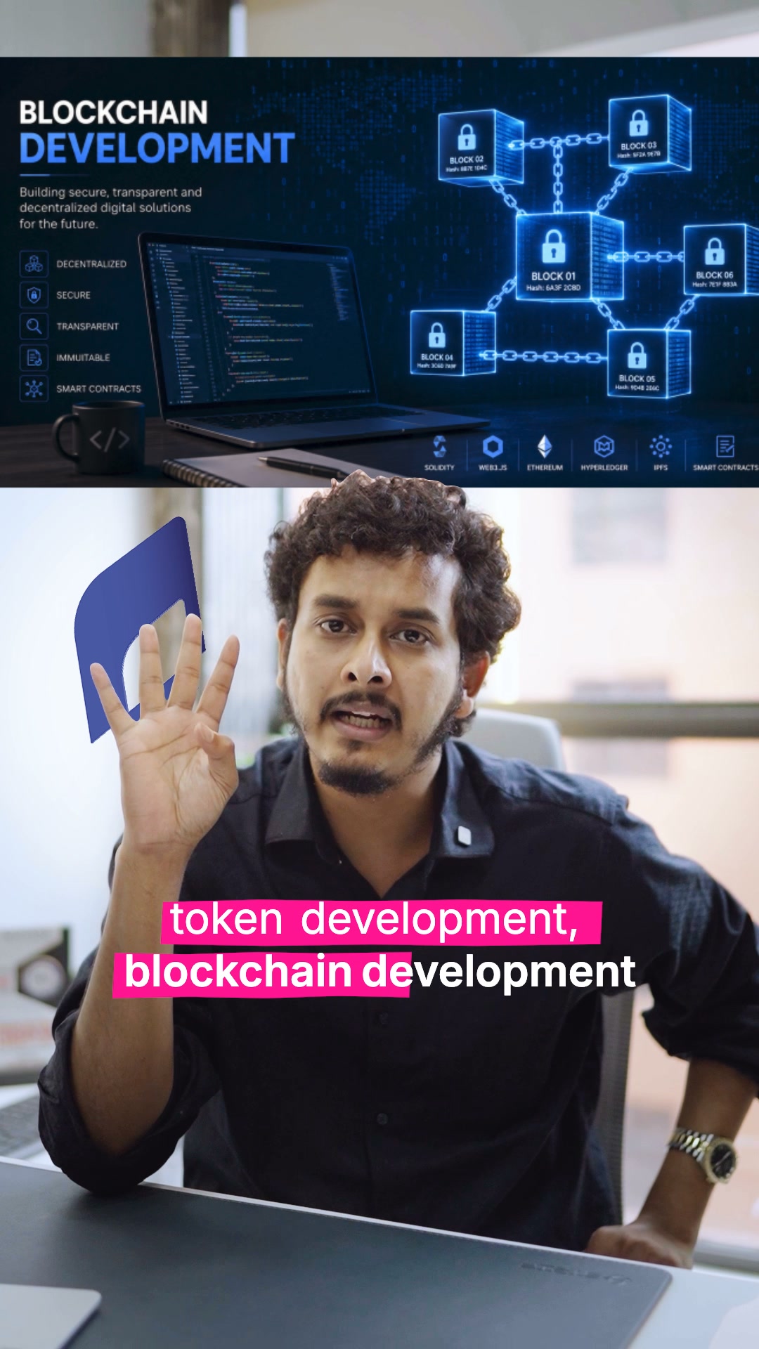 Nexachain Facebook ad: Build Your Smart Contract MLM Platform