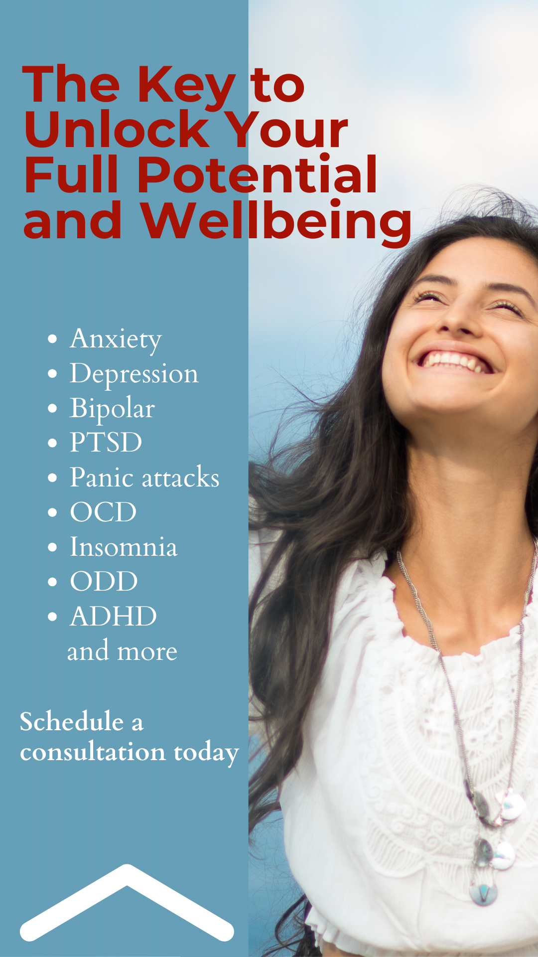 Mosaic Mental Health and Wellness Facebook ad