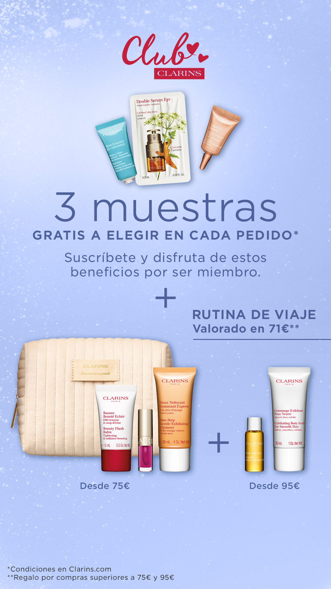 Clarins Facebook ad