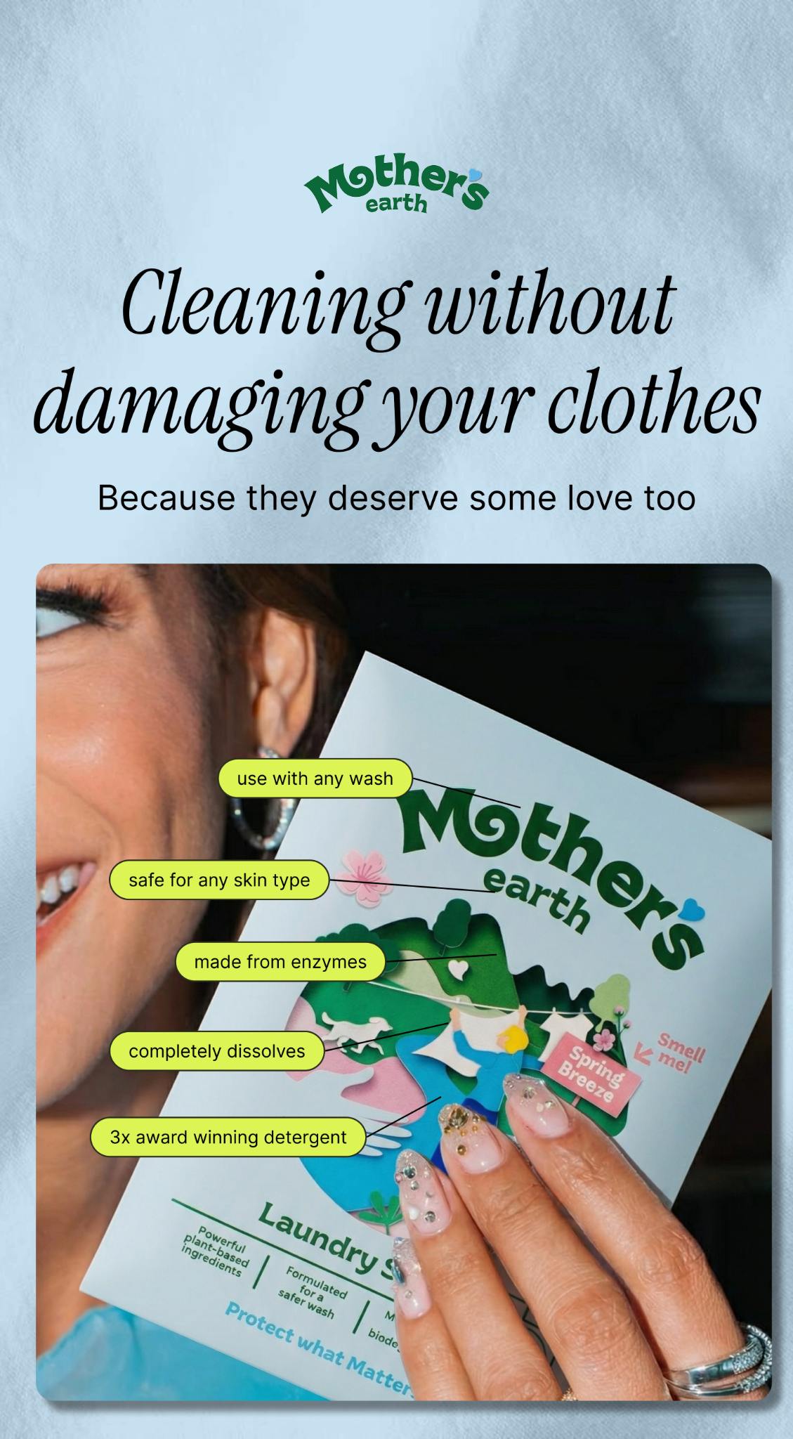 Mothers Earth Facebook ad