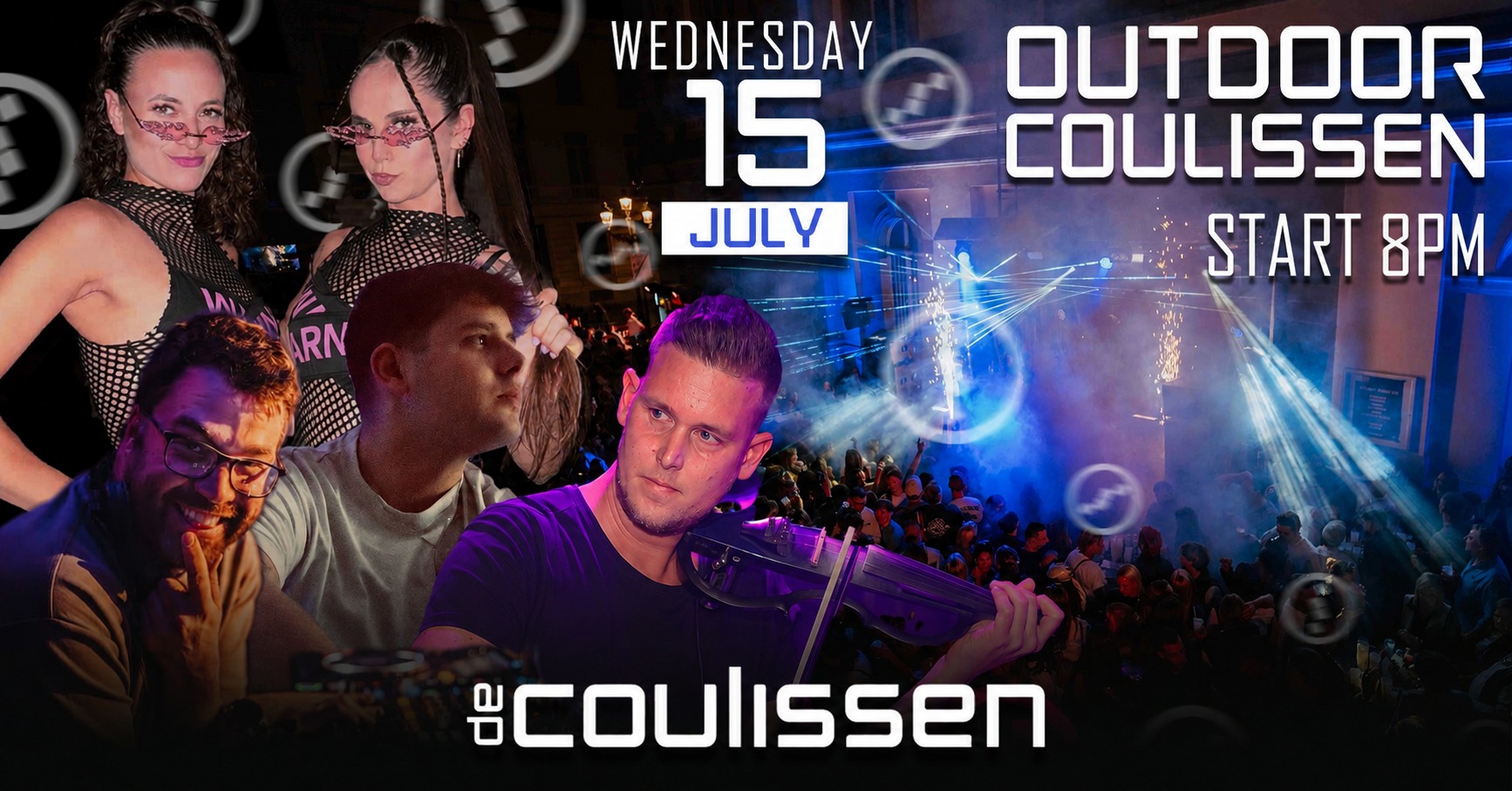 De Coulissen Facebook ad: Outdoor Coulissen, Woensdag 15 juli