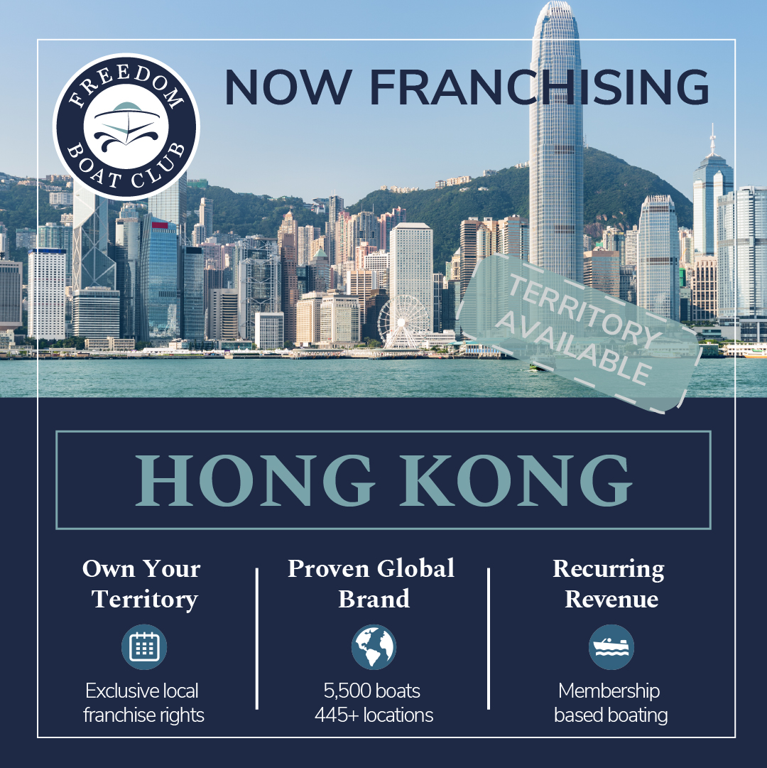 Freedom Boat Club Australia Facebook ad: Build A Recurring Revenue Business on the Water.