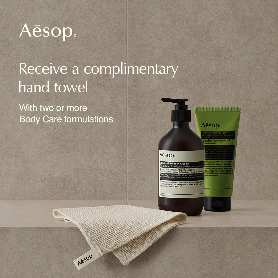 Aesop Facebook ad