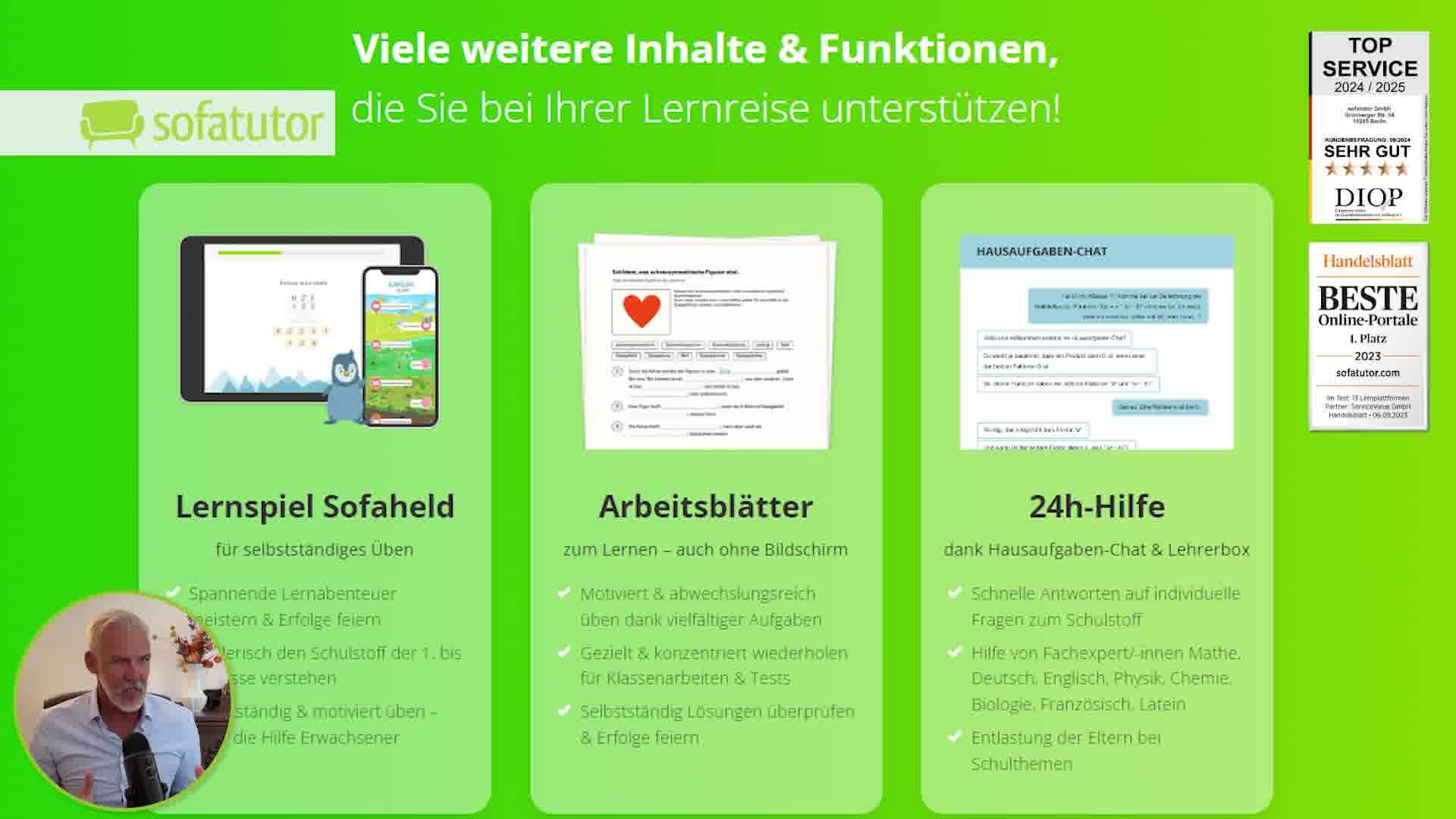 sofatutor Facebook ad: JETZT: Bessere-Noten-Aktion