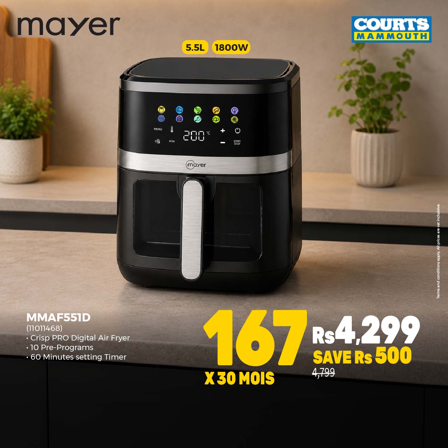 Courts Mammouth Facebook ad: Profite bann super deals lor enn gran seleksyonβ¦