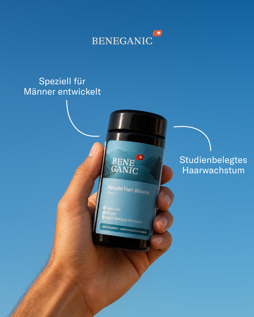Beneganic Organic Vitamins Facebook ad from Jun 12, 2026