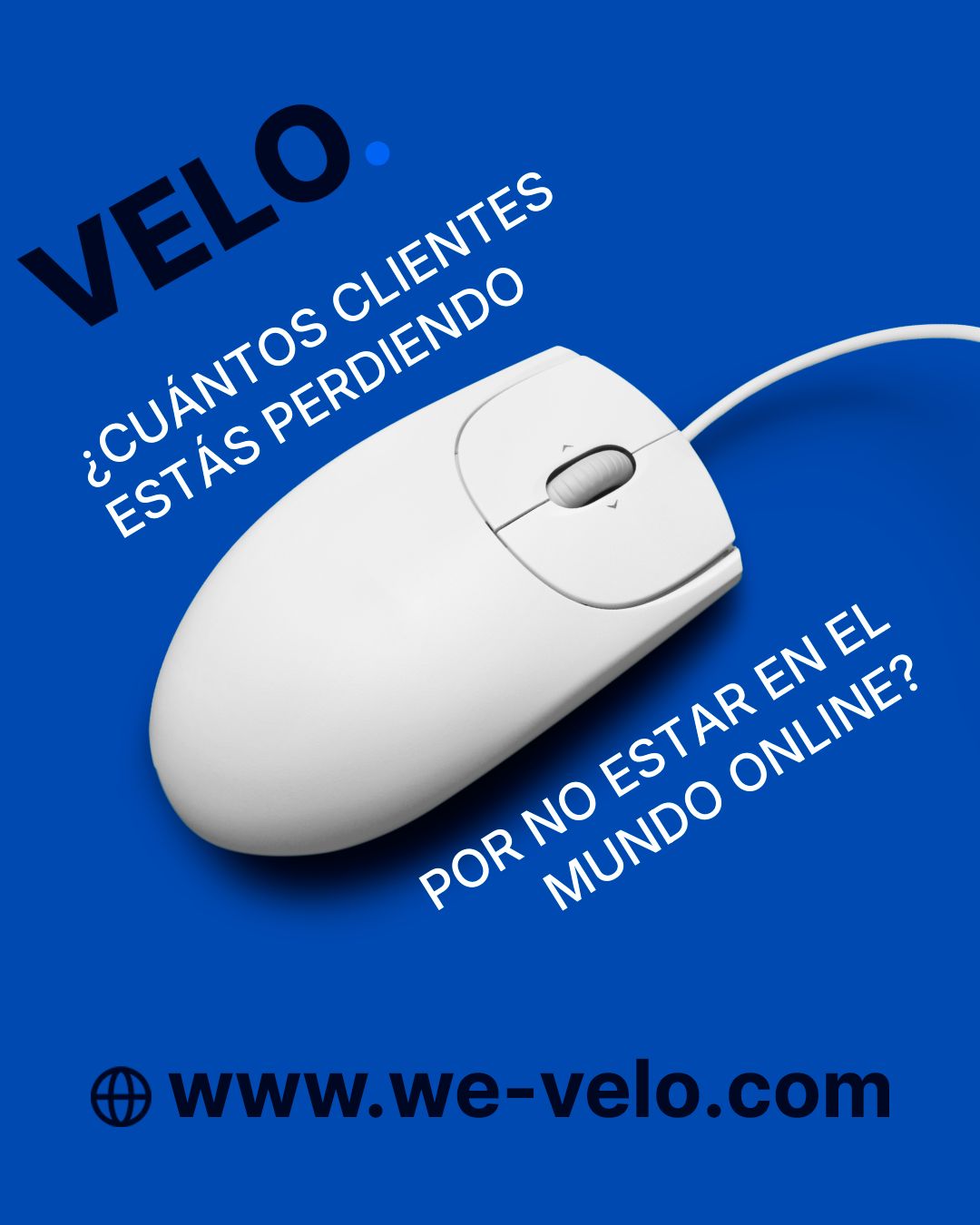VELO Facebook ad: Cada día que tu negocio no está online