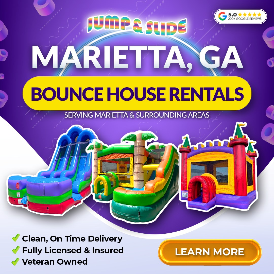 Jump and Slide Atlanta Facebook ad: Marietta, GA