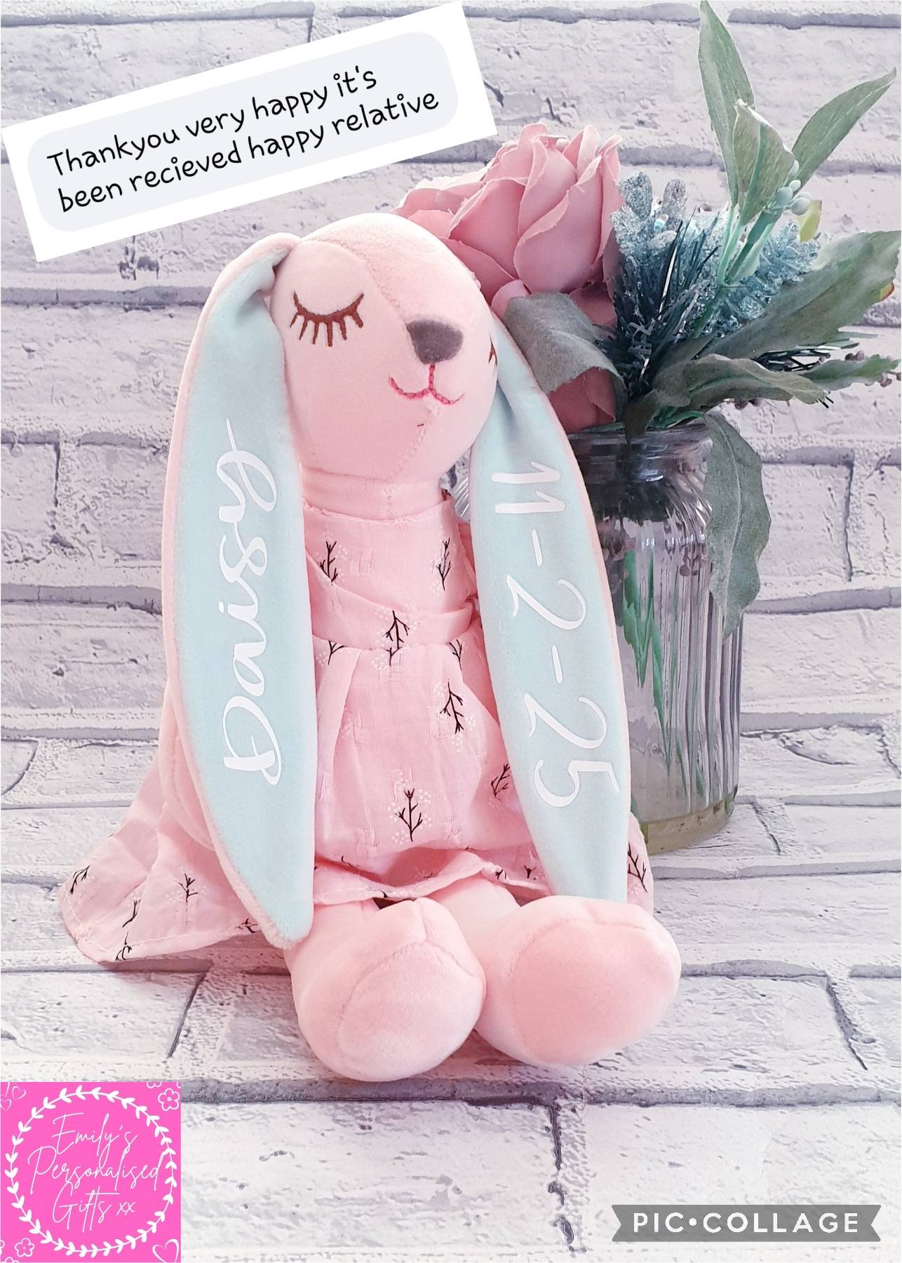 Emily's Personalised Gifts Facebook ad: STOP SCROLLING… these aren’t just bunnies…