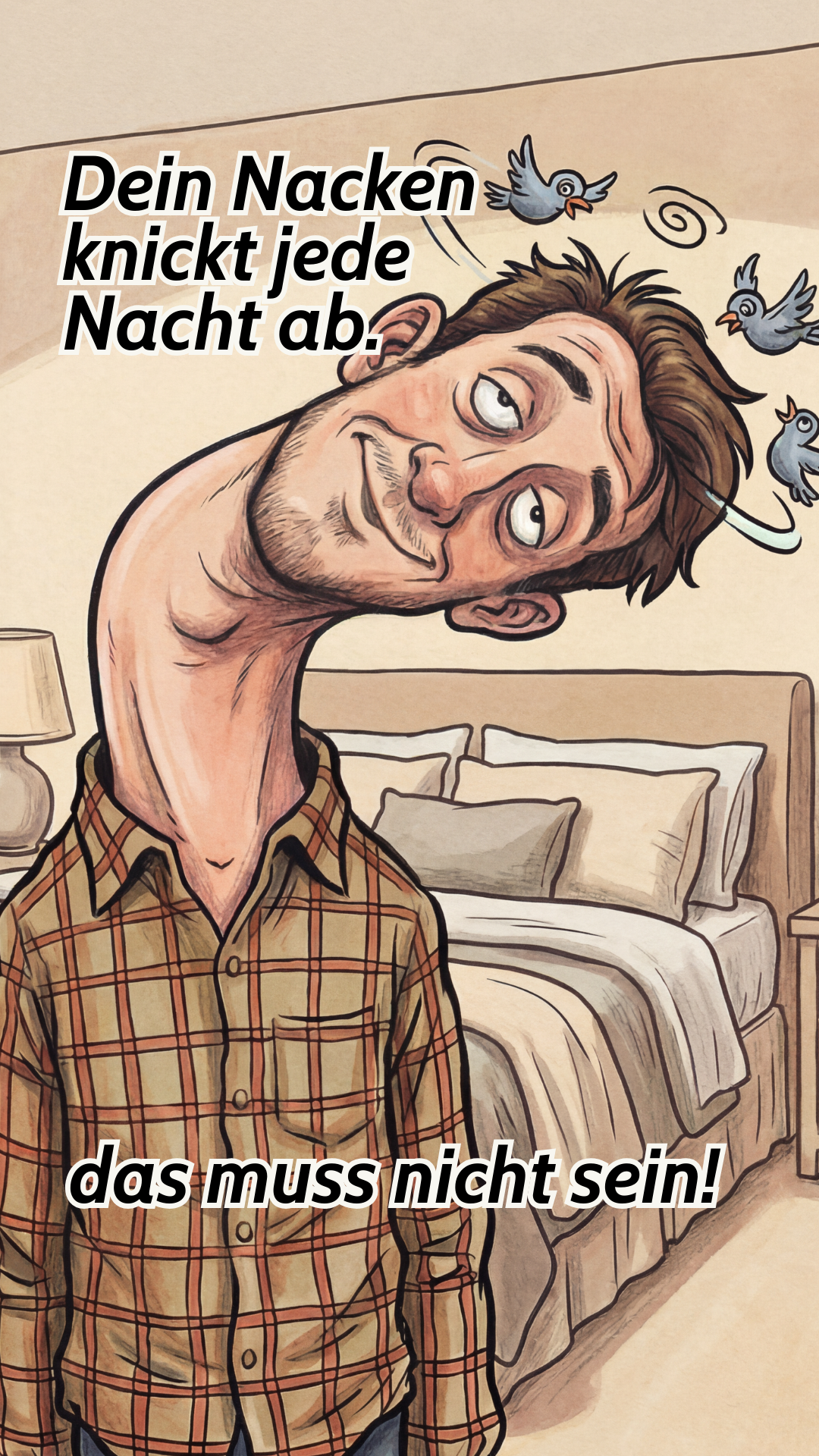 elsa Schweiz AG Facebook ad: Die Wissenschaft von erholsamem Schlaf.