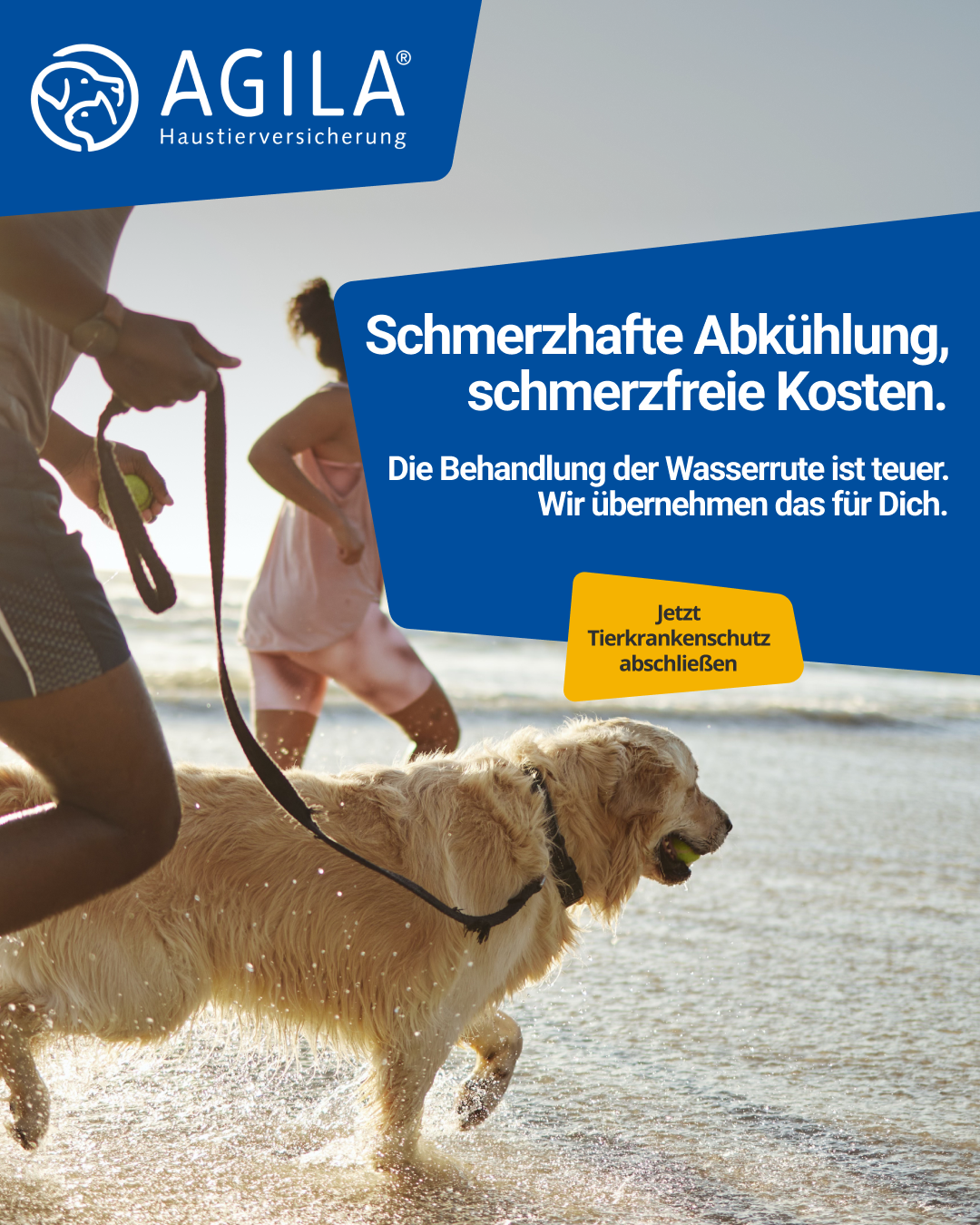 AGILA Haustierversicherung Facebook ad from Jul 9, 2026