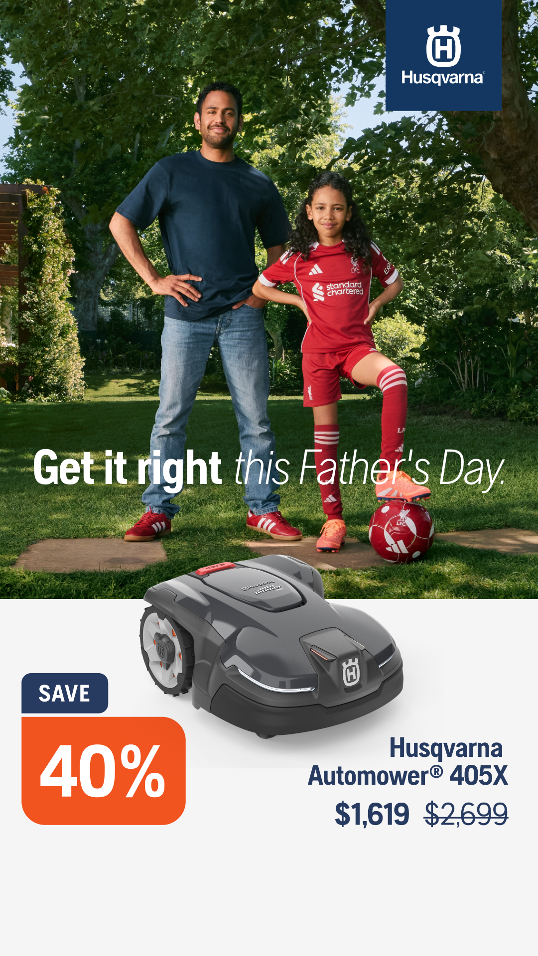 Husqvarna Facebook ad