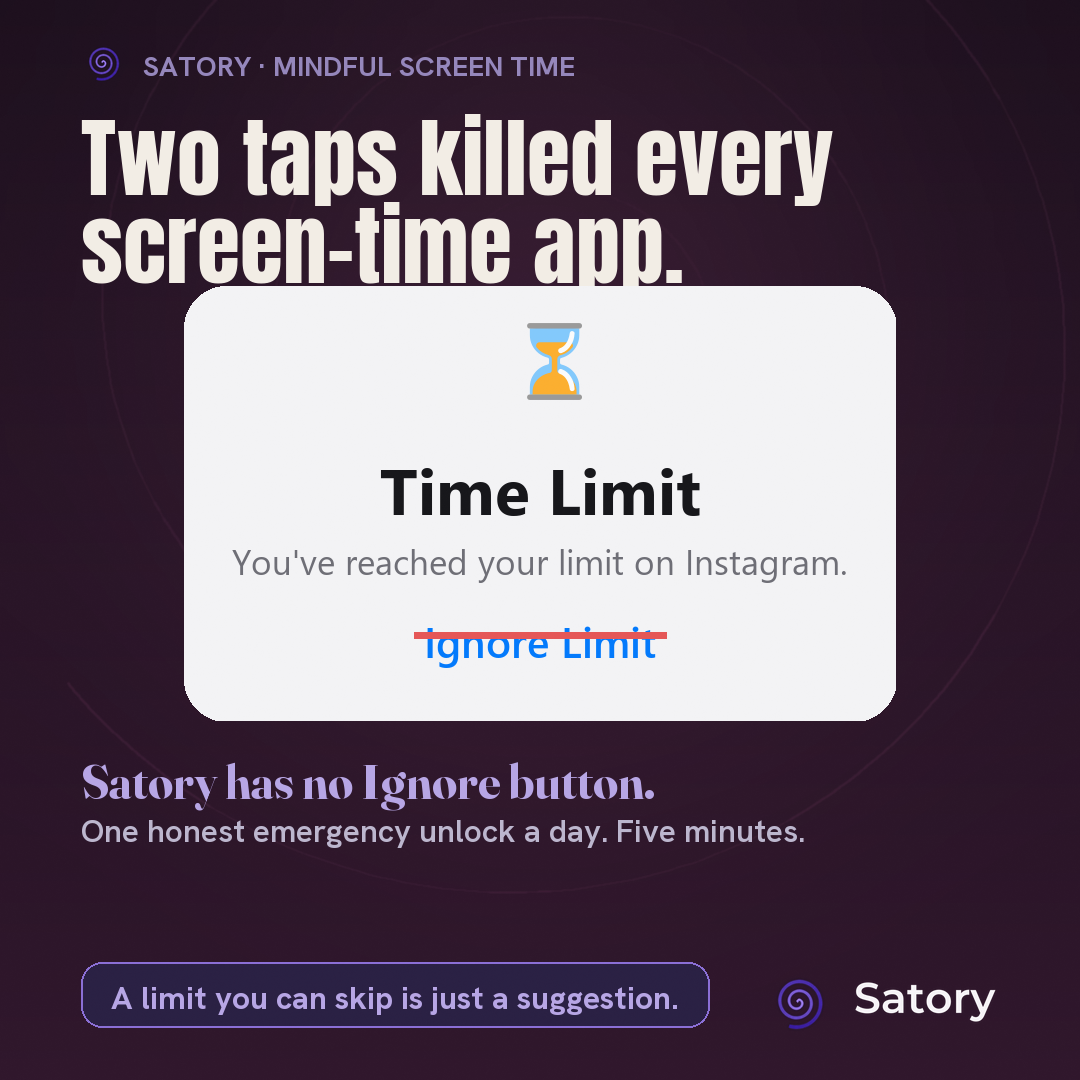 Satory Facebook ad: Get It Now