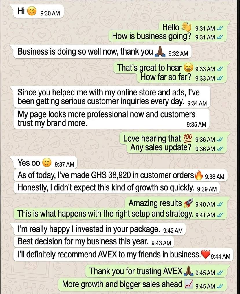 Avexmarketingagency Facebook ad: Daily Orders Online