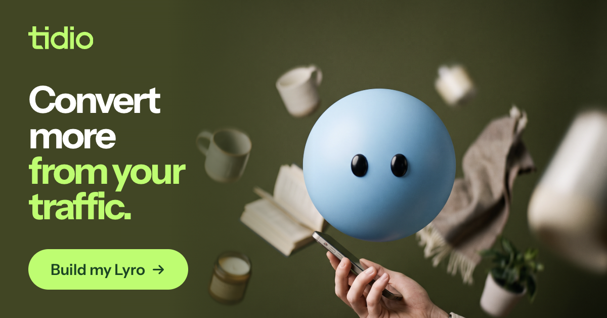Tidio Facebook ad: Get More From the Clicks You Pay For