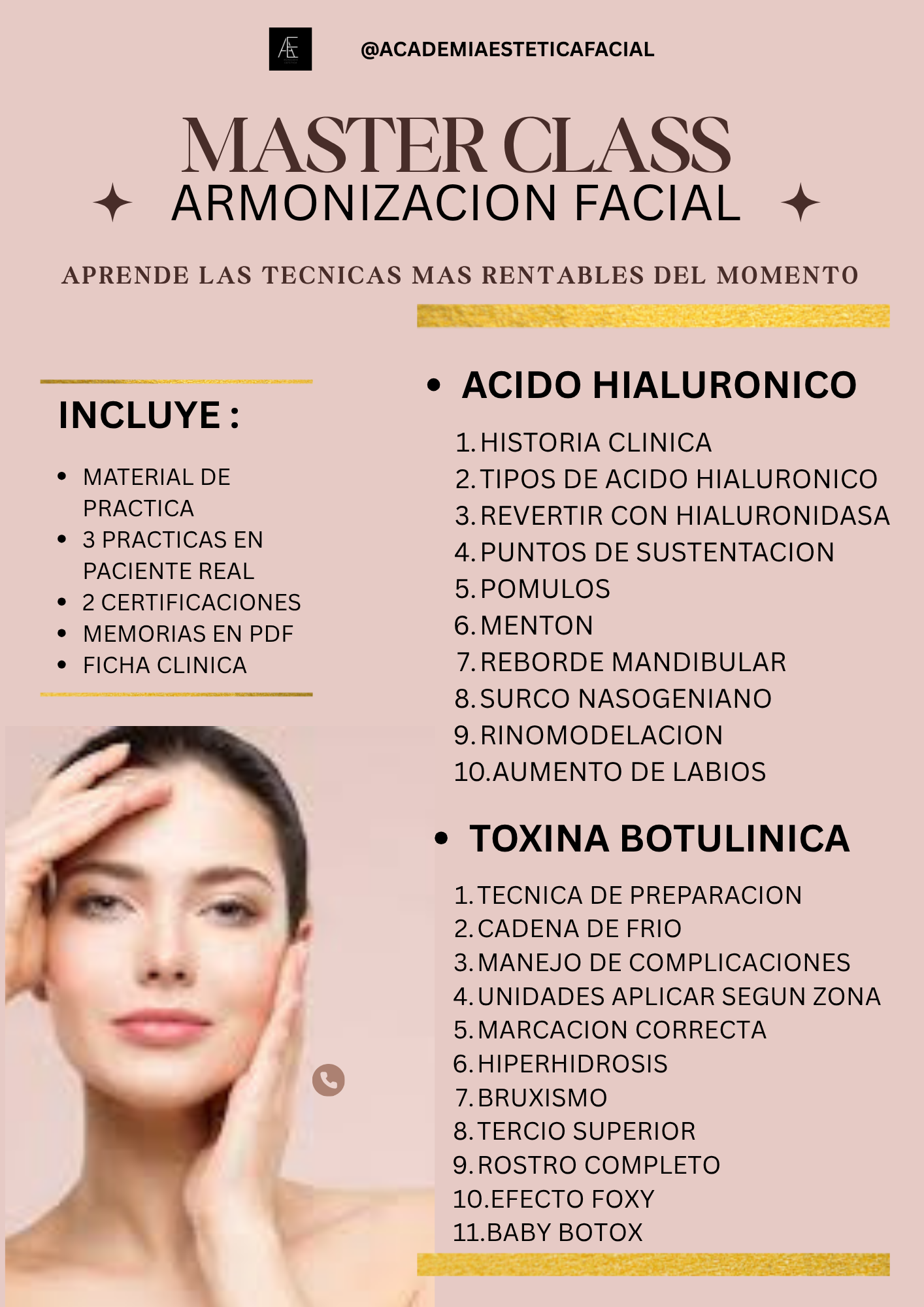Academia Estetica Facebook ad: INSCRIBETE!