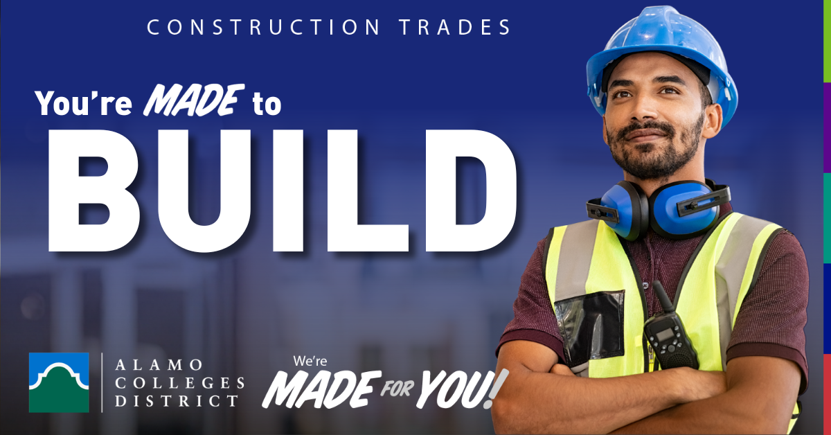 Alamo Colleges Economic & Workforce Development Facebook ad from May 12, 2026