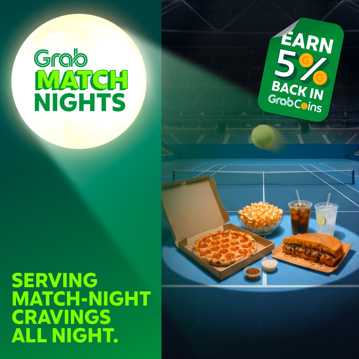 GrabFood Facebook ad: Fuel your match night