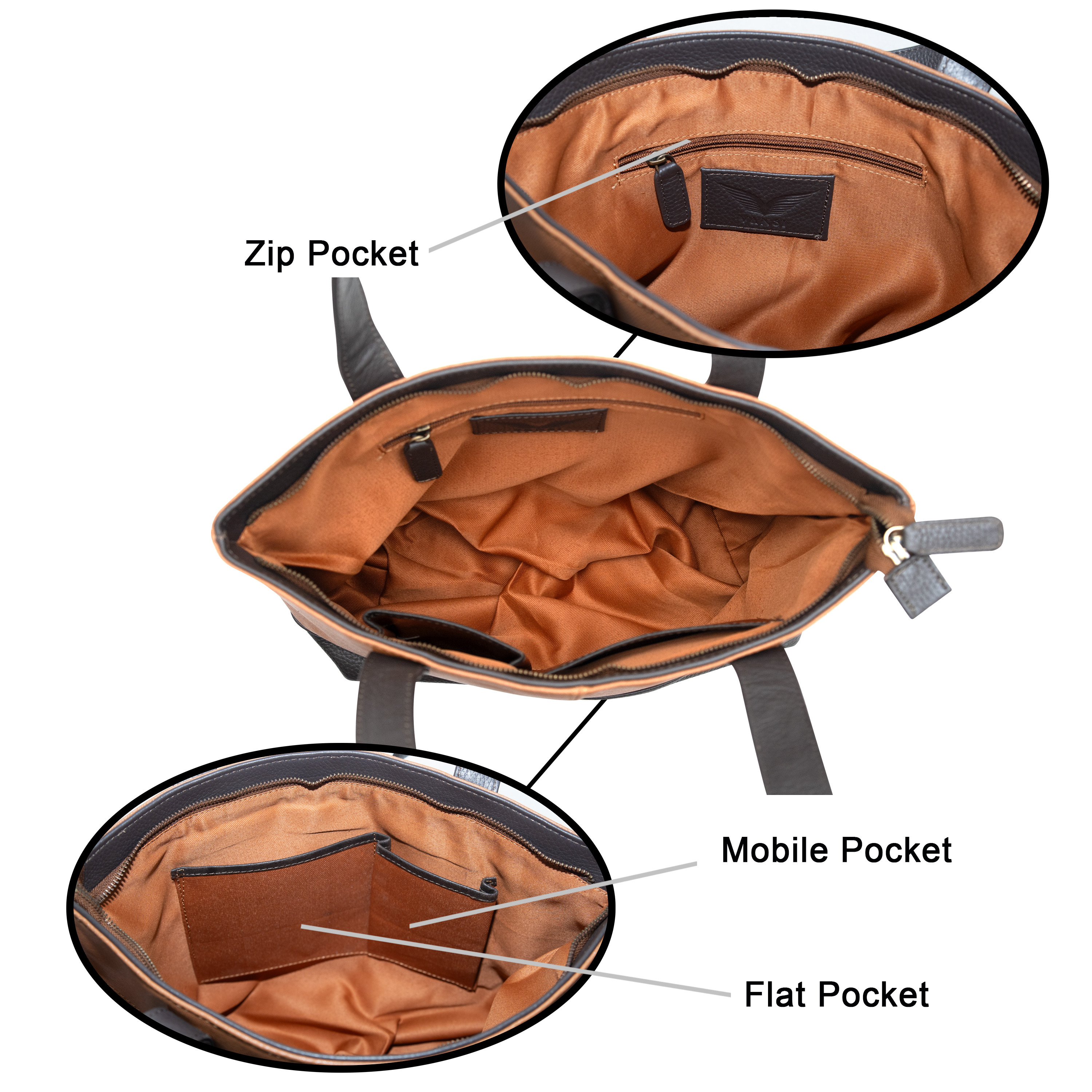 Vansi Bags Facebook ad: Check out our latest stylish leather products.