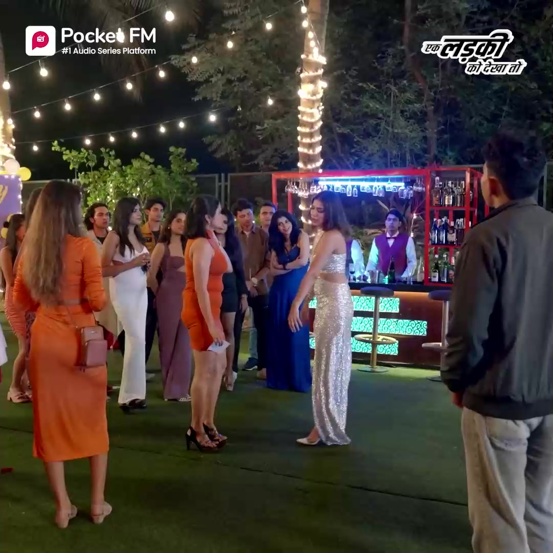 Pocket FM - India Facebook ad: To find out, listen to the audioseries Ek ladki ko dekha…