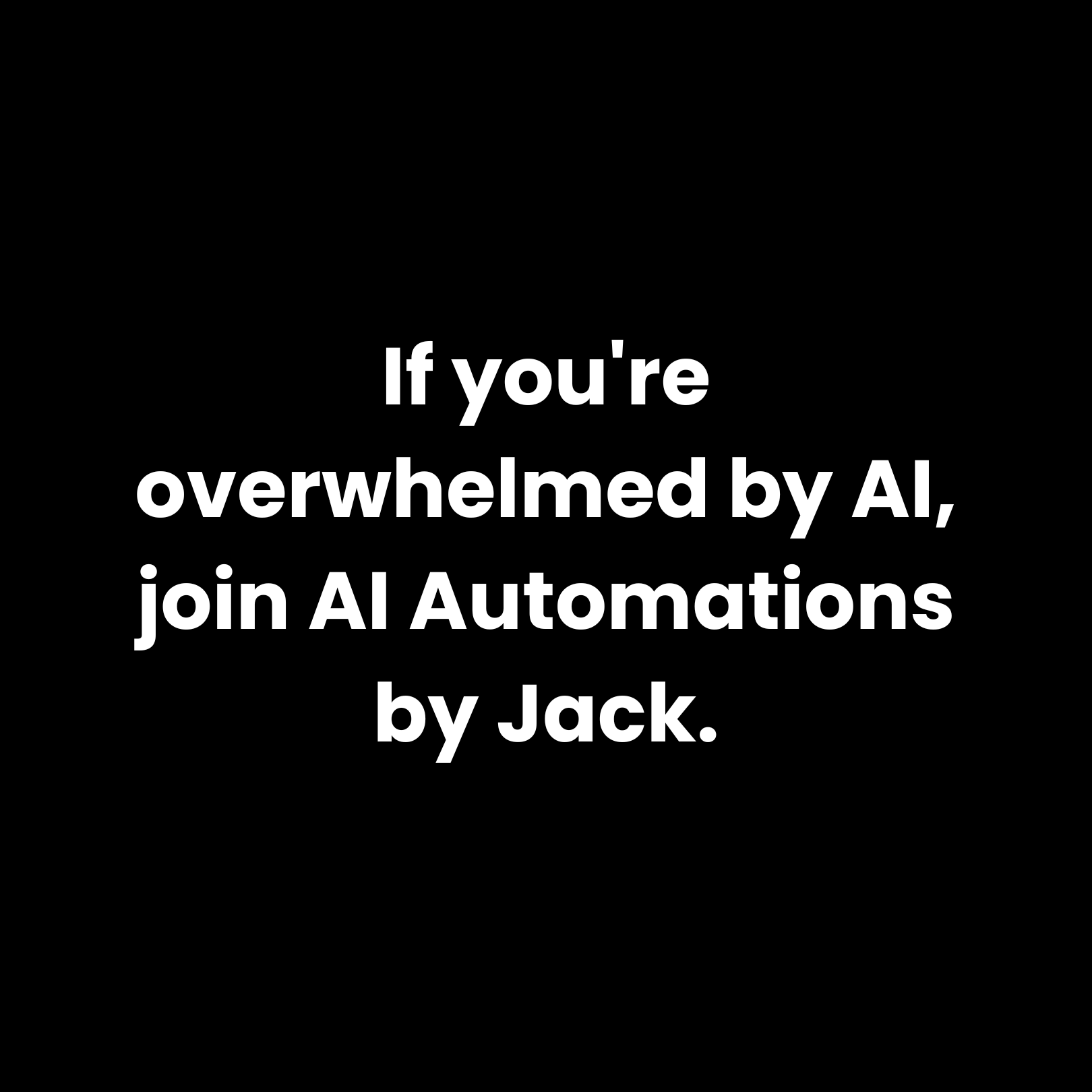 AI Automations with Jack Roberts Facebook ad