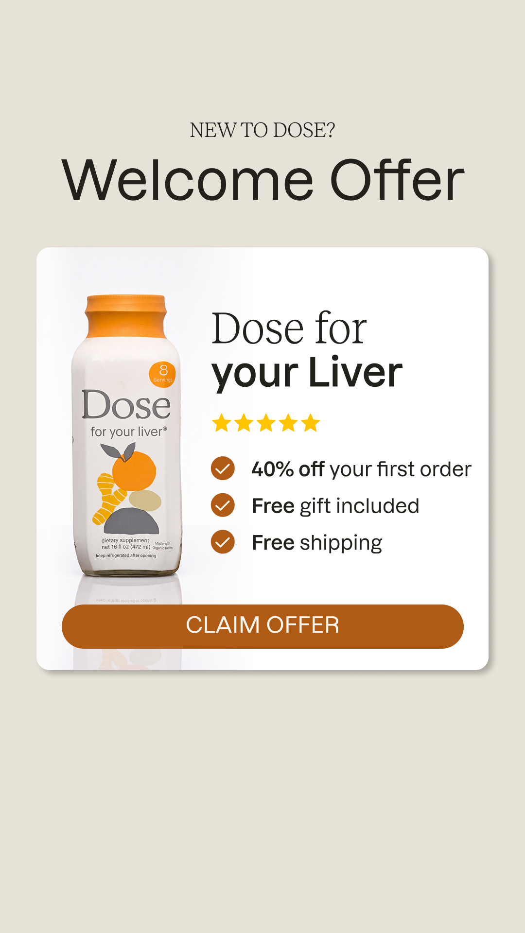 Dose Facebook ad