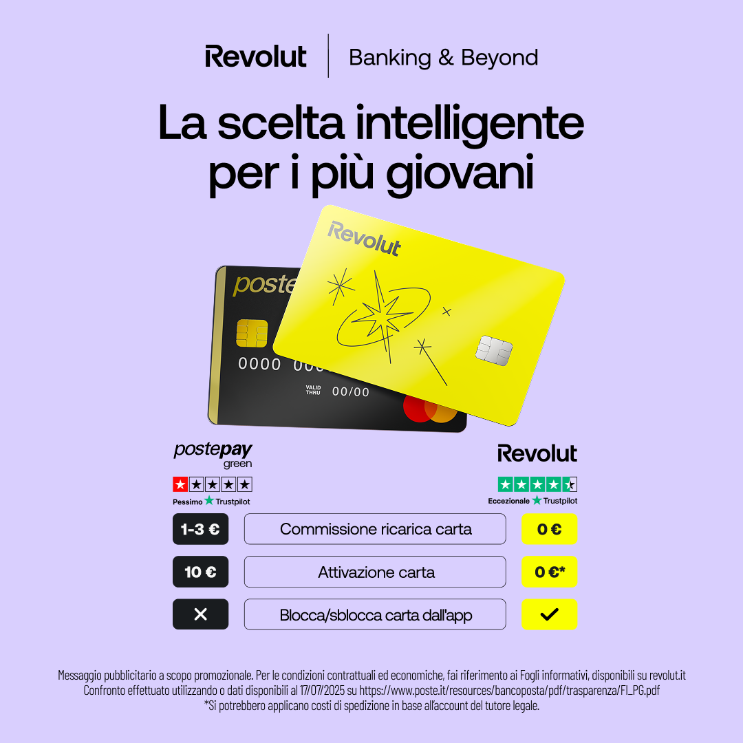 Revolut Facebook ad