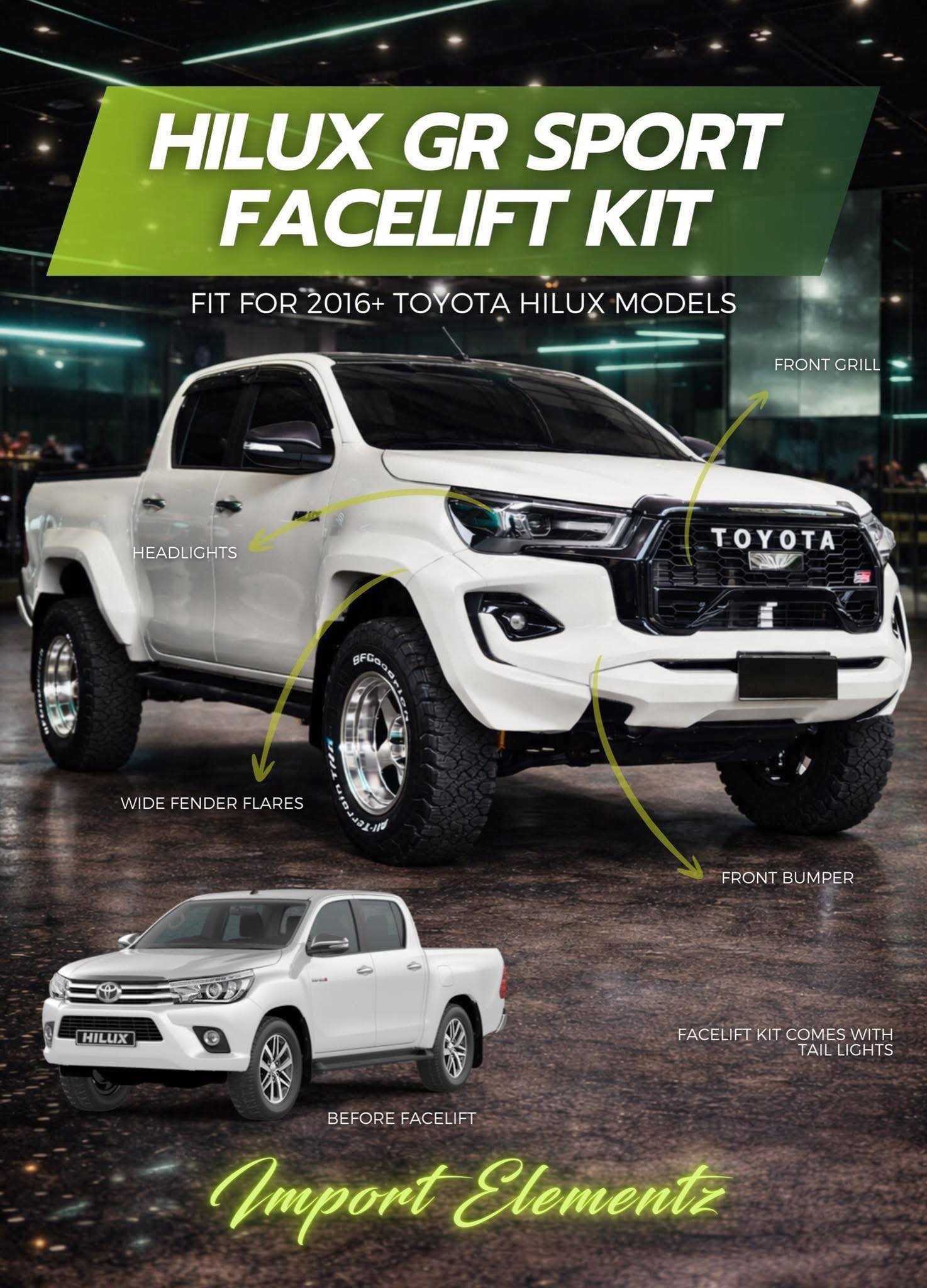 Import Elementz Car Accessories & Offroad Facebook ad: UNLEASH THE BEAST IN YOUR HILUX!