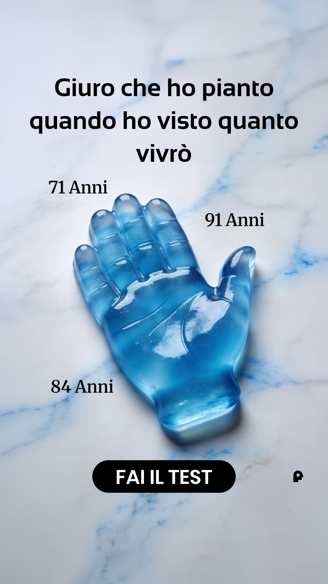 Nebula: Palm Reading Facebook ad