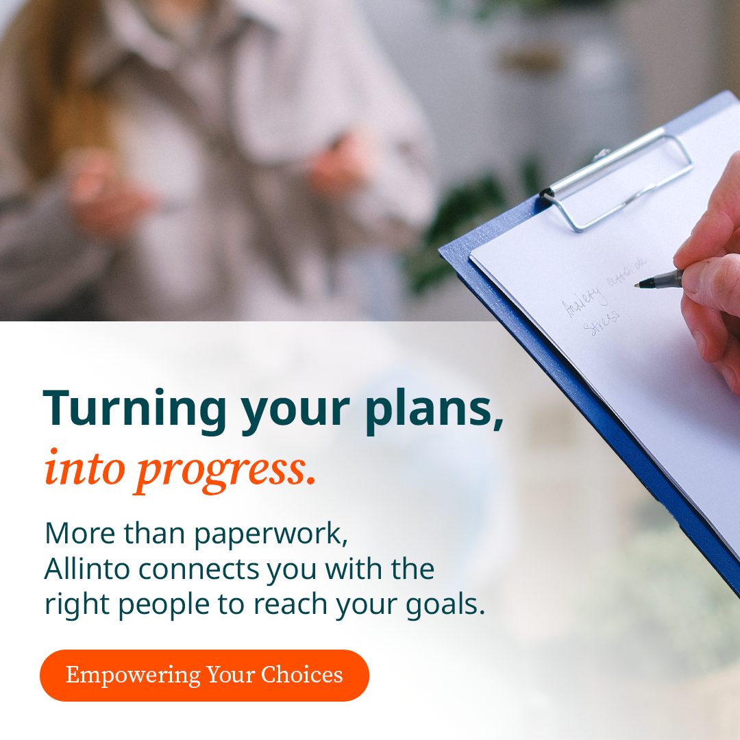 Allinto Support Coordination Facebook ad