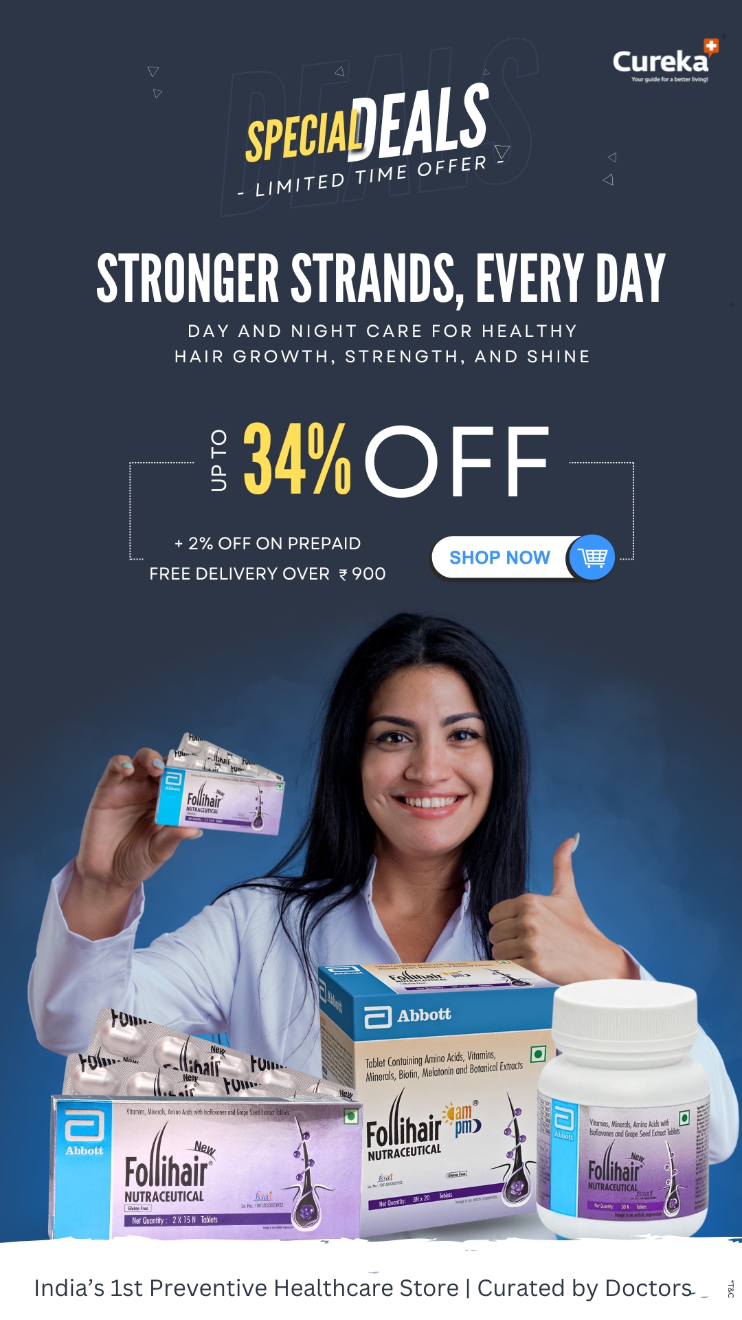 Cureka Store Facebook ad