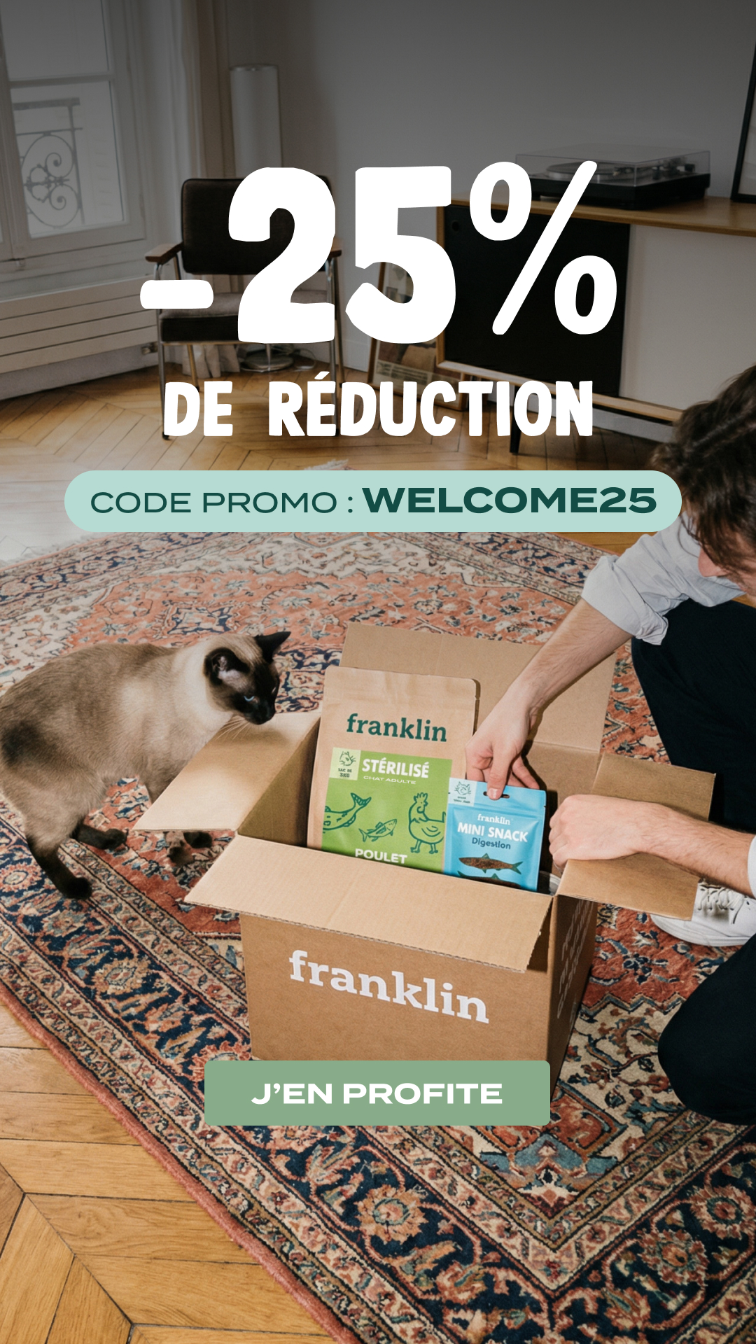 Franklin Pet Food Facebook ad