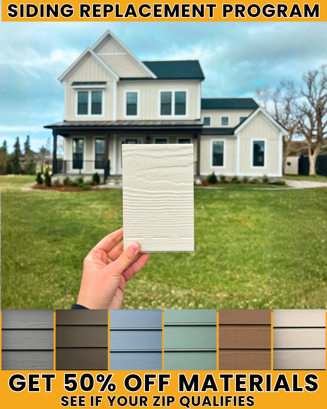 Home Genius Exteriors Facebook ad