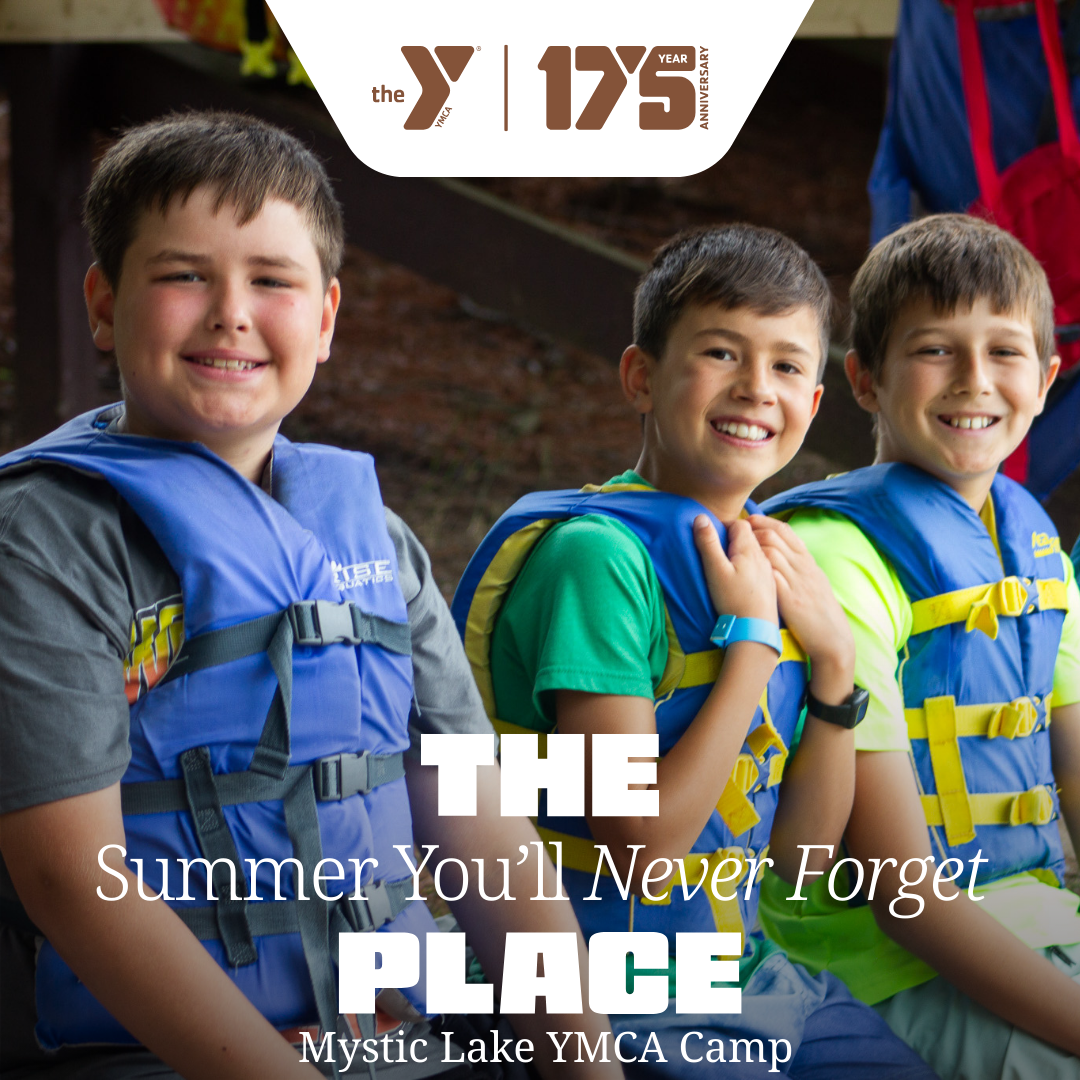 Mystic Lake YMCA Camp Facebook ad from Mar 6, 2026