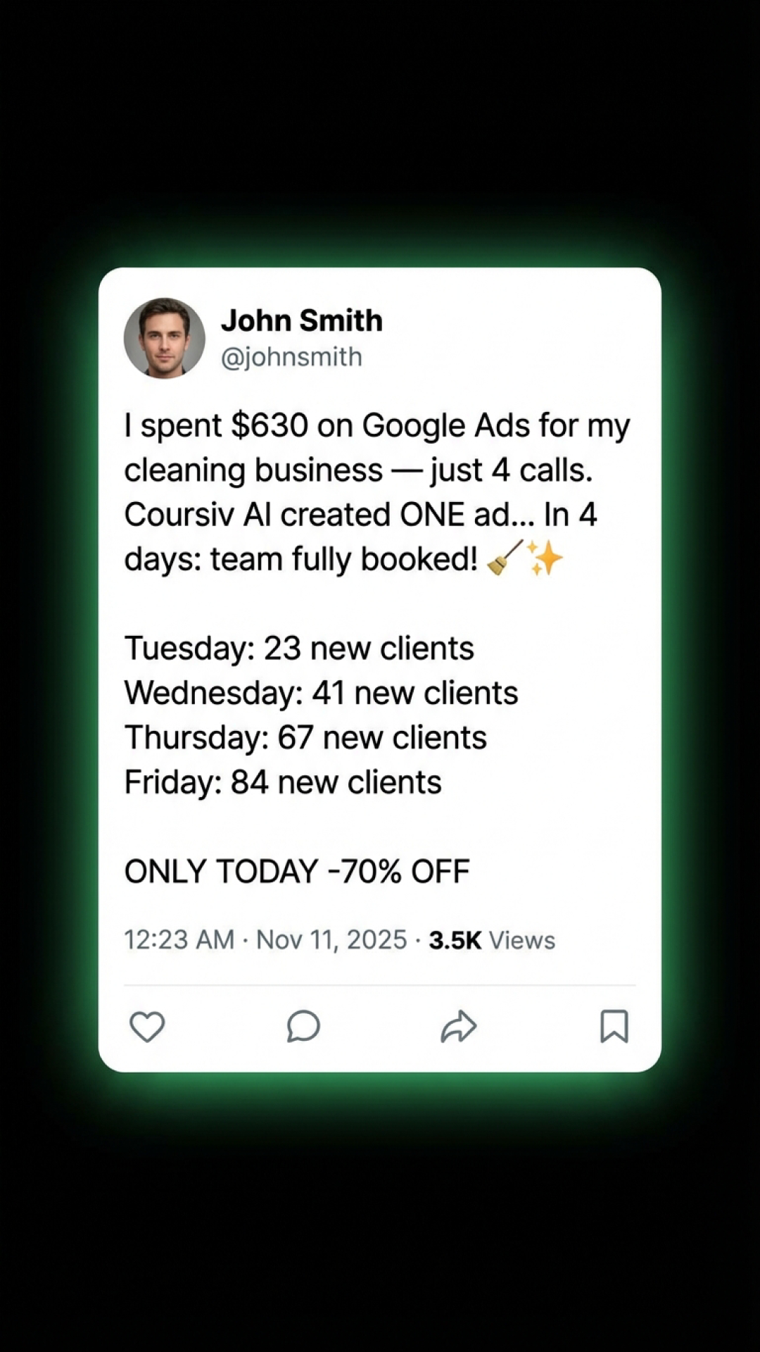 Practical AI Facebook ad
