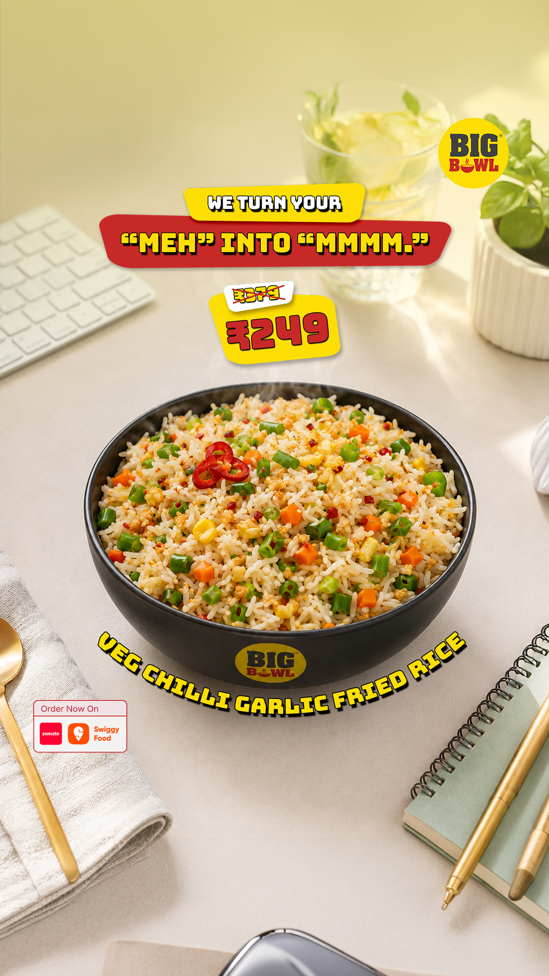 Big Bowl Facebook ad