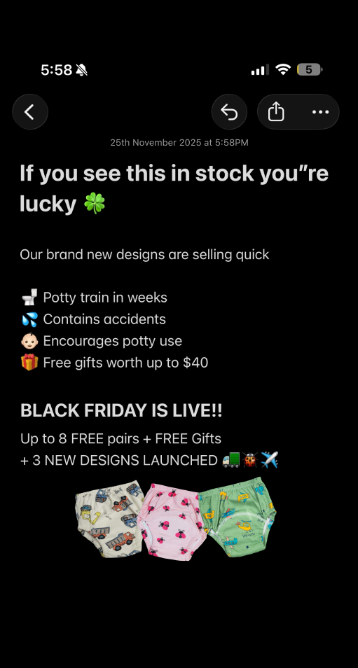 UpAiry Facebook ad