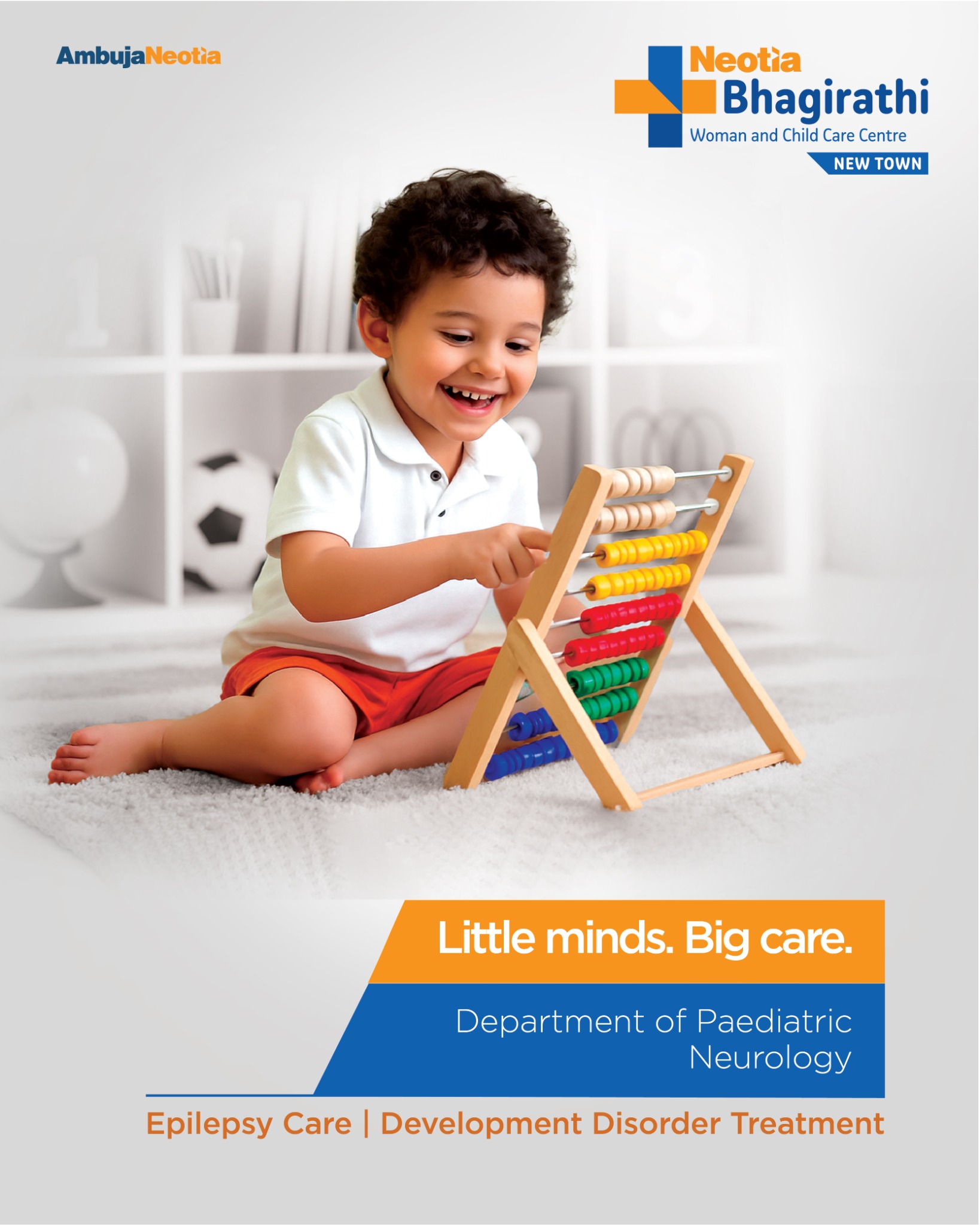 Neotia Bhagirathi Woman and Child Care Centre New Town Facebook ad: Kids aren’t just small adults.