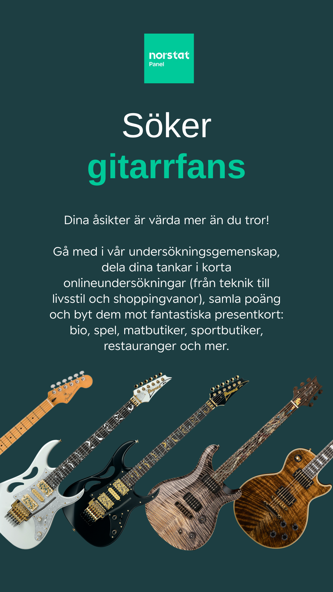 Norstatpanel Facebook ad