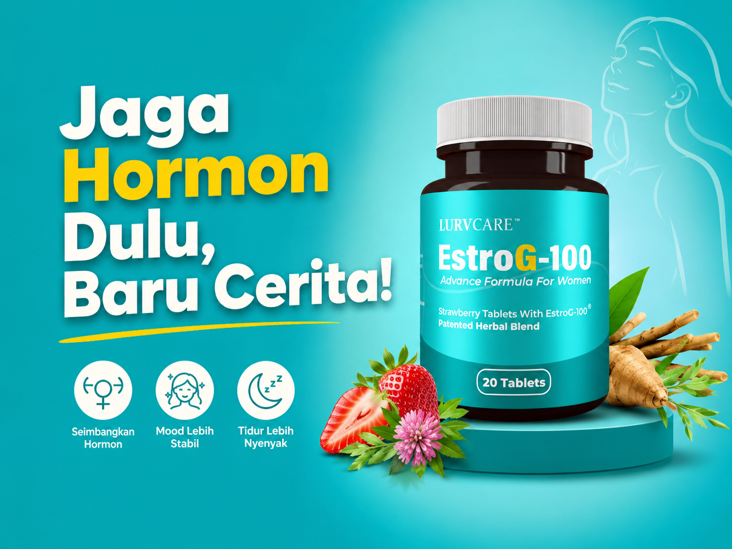 EstroG-100 - Rahsia Wanita Menopause Facebook ad