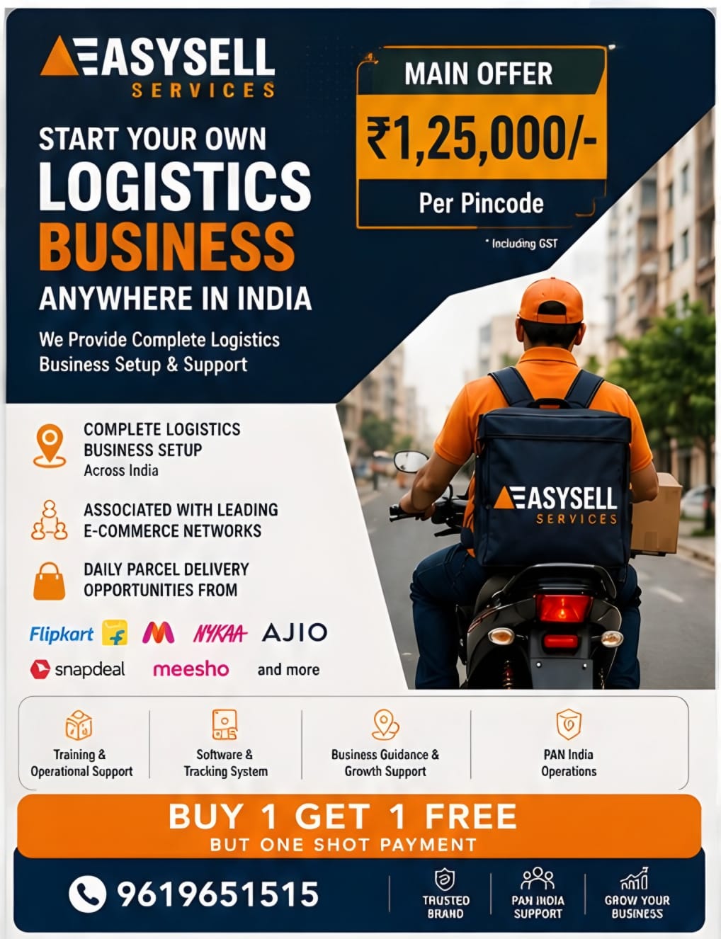 starganza Facebook ad: START OWN LOGISTICS